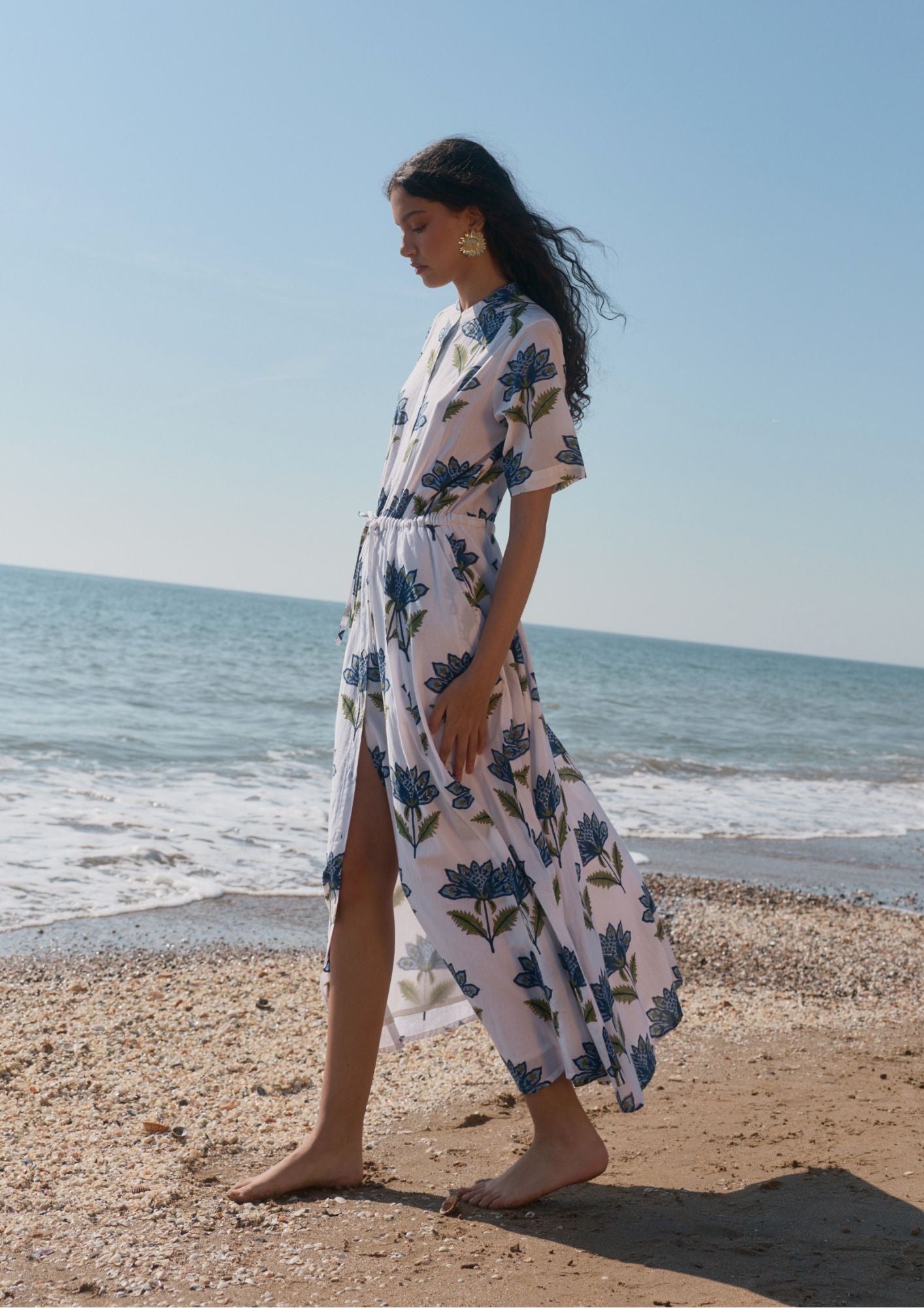 formentera maxi dress Guizio Formentera Maxi Dress White / XXS