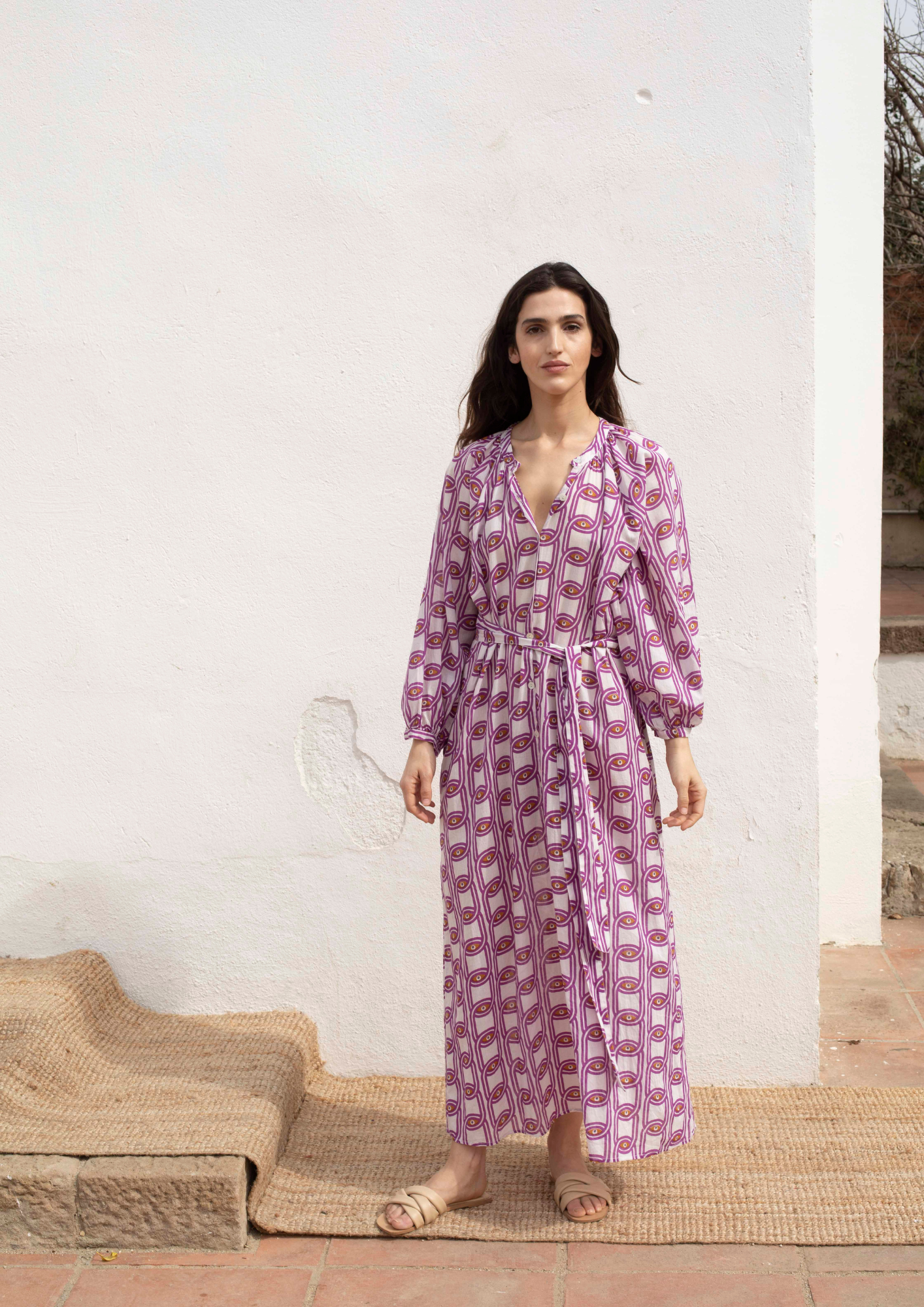 Purple Puffy Dress – Babbaki