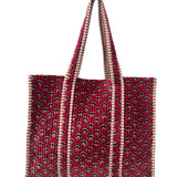 Bolso terciopelo burdeos