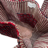 Bolso terciopelo burdeos