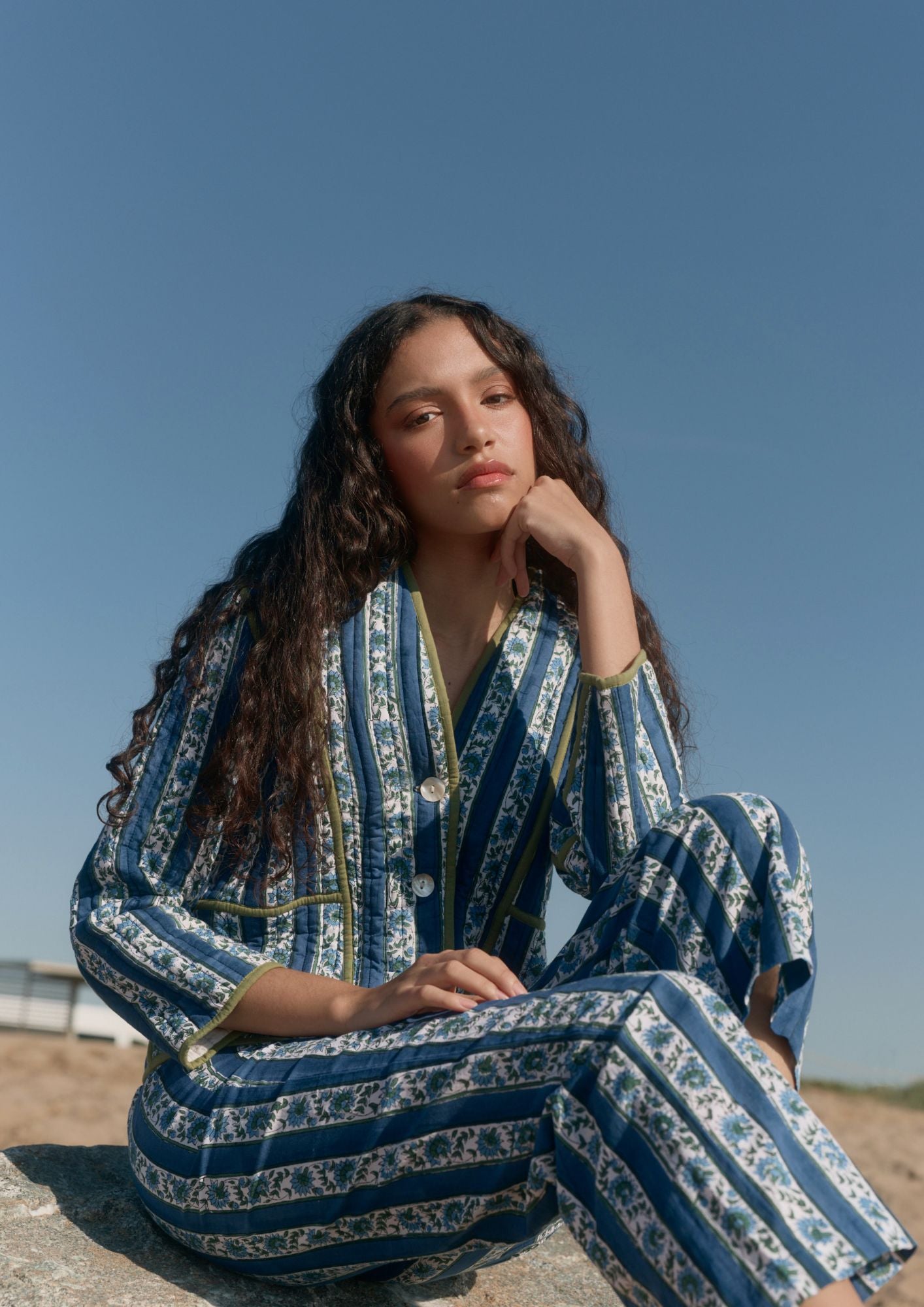 Chaqueta Reversible Azure Flora PRE-ORDER