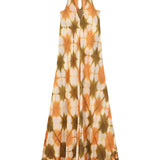 Vestido Halter Tie Dye Green