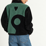 Veste brodée Harmony turquoise