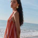 Halter Stripes Dress