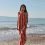 Halter Stripes Dress