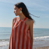 Halter Stripes Dress