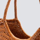 Nantucket Basket Poppy Red Bag