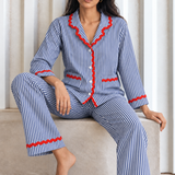 PRE-ORDER Pijama Rayas Marino