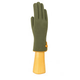 Guante lana y cashmere Musgo