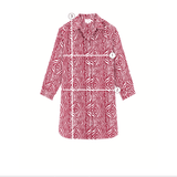 Camisero Corto Animal Rojo