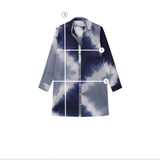 Camisero Corto Tie Dye Azul