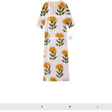 Túnica Larga Sunflowers