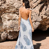 Vestido Halter Paisley