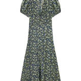 Vestido Midi Morris Blue