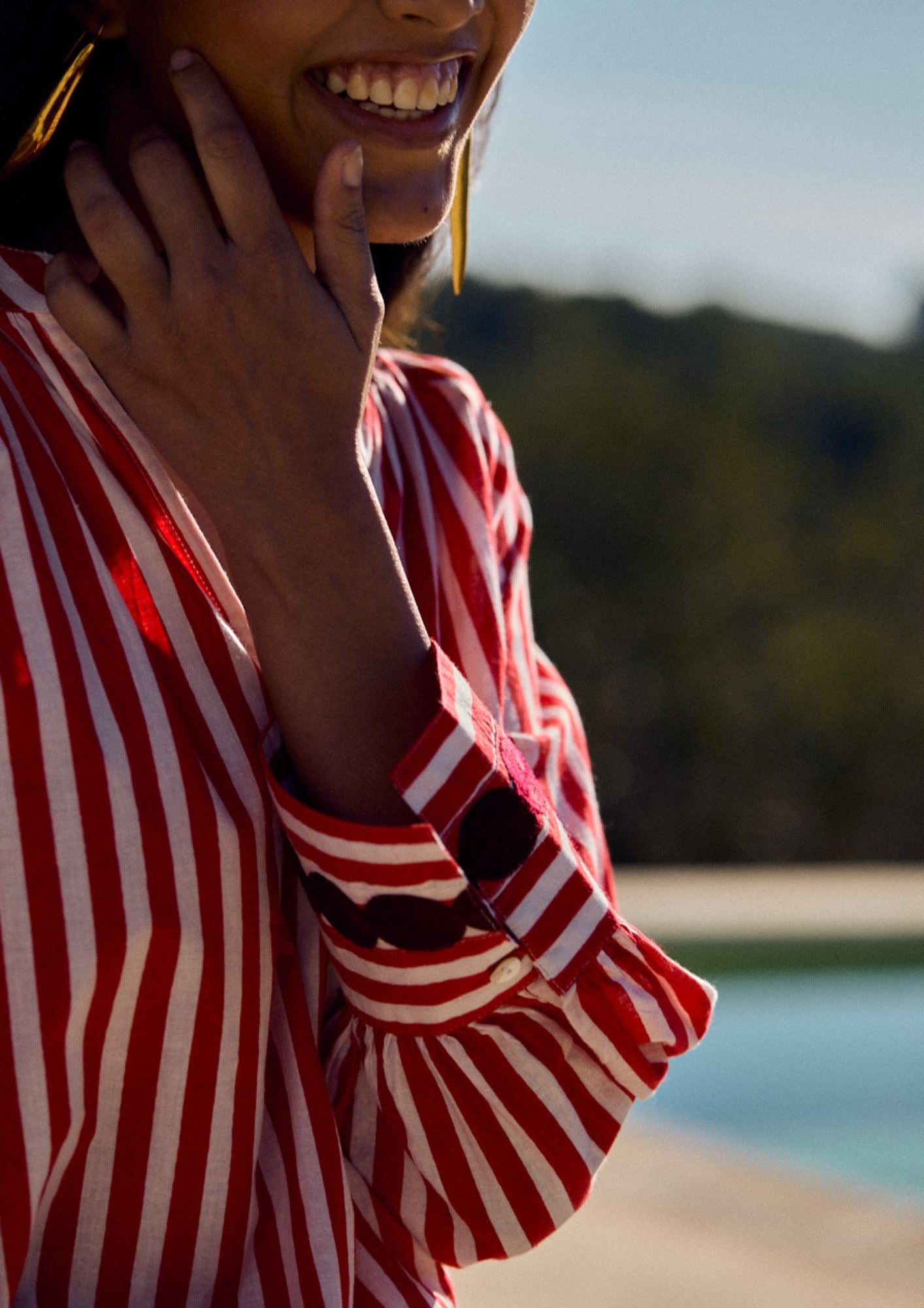 Ruby Stripes Blouse
