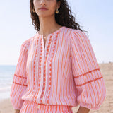 Embroidered Sorbet Blouse