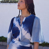 Blusa Anafati Tie Dye Azul