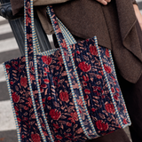 Bolso terciopelo azul