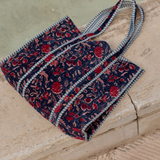 Bolso terciopelo azul