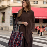 Bolso terciopelo azul