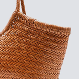 Nantucket Basket Poppy Red Bag