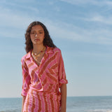 Pareo Tie Dye Sunset pink