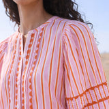 Embroidered Sorbet Blouse