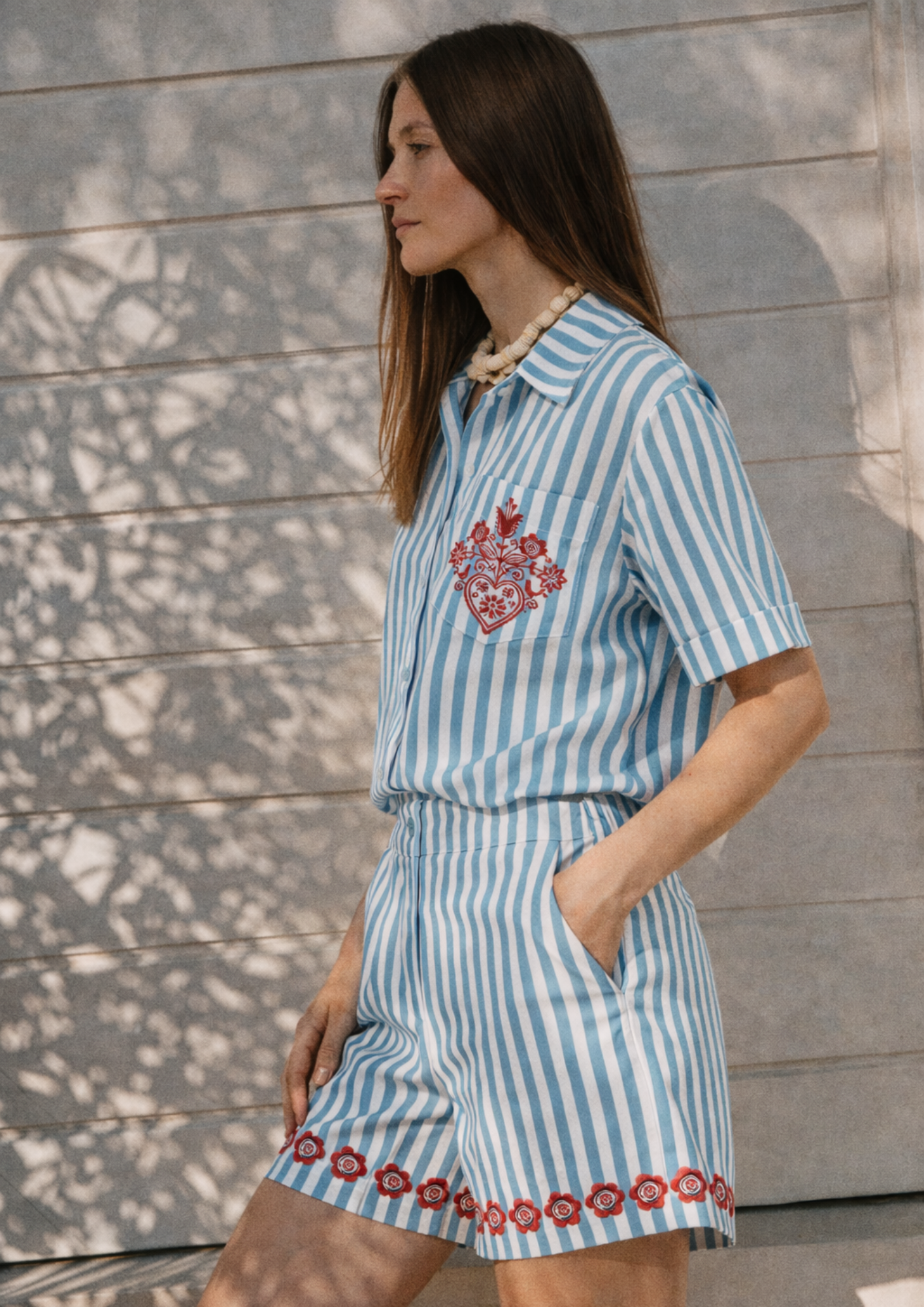 Chemise à manches courtes Love
