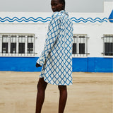 Camisero Corto Yarn Blue