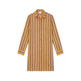 Camisero Corto Stripes Amarillo
