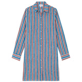 Camisero Corto Stripes Azul