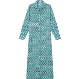 Vestido Patmos Ikat Turquesa
