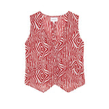 Chaleco estampado animal