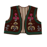 Chaleco bordado Love chocolate