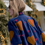 Love jacket embroidered sunset