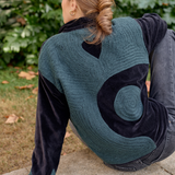 Harmony jacket embroidered in fir green