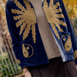 Chaqueta Harmony bordada mostaza