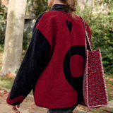 Chaqueta Harmony bordada granate