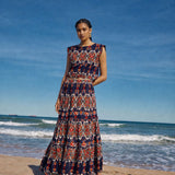 Maxi Ikat Skirt