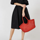 Bolso Nantucket Basket Poppy Red