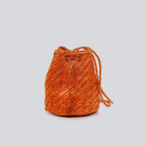 Bolso Pompom Charm Naranja