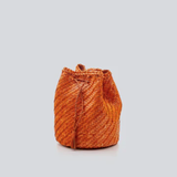 Bolso Pompom Charm Naranja