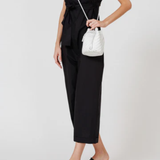 Bolso Pompom Charm White