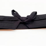 Plain Black Sash