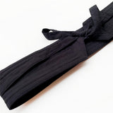 Plain Black Sash