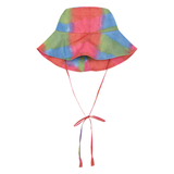 Bonnet réversible tie-dye Madras