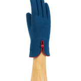 Wool and cashmere glove, grey