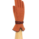 Beige angora glove