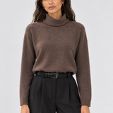 Pull col roulé Coccio en cachemire