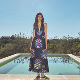 Vestido Halter Botanic